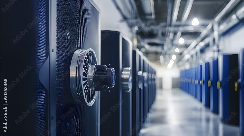 Poster advanced energy efficient cooling systems in a state of the art data center maintaining optimal temp