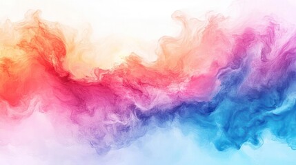 Fototapeta premium A vibrant and abstract smoke effect that could be used in a background or as an artistic filter.