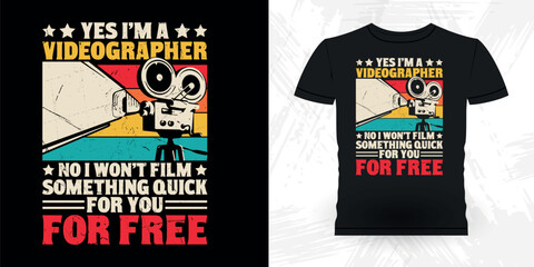 Funny Theater Director Retro Vintage Theater T-shirt Design