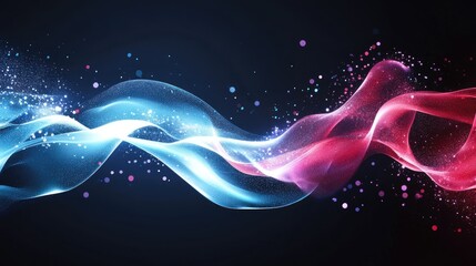 Obraz premium Abstract Energy Flow Background