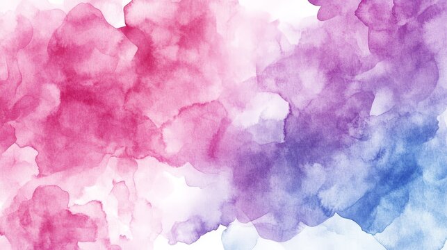 Abstract Watercolor Background with Pink and Purple Hues - Powered by Adobe