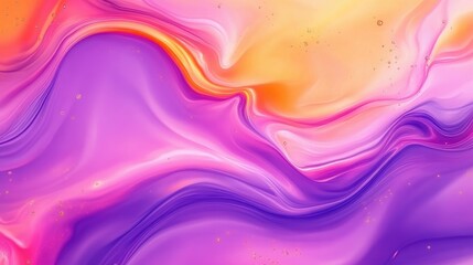 Obraz premium Abstract neon liquid wavy background. Liquid art, marbling texture
