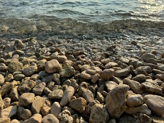 stones on the beach