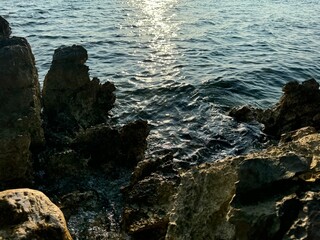 rocks in the sea