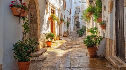 Naklejka premium Ostuni, village in Puglia