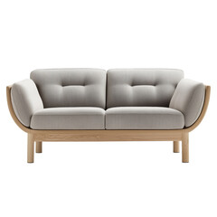 Obraz premium Transparent image of Scandinavian-style Sofa with no background