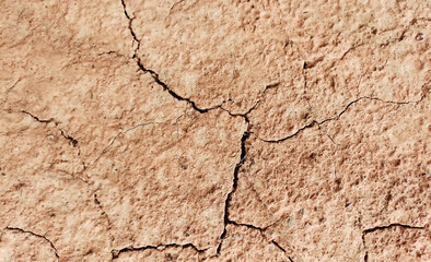 The ground has cracks in the top view for the background