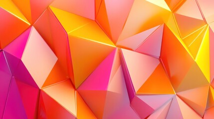 Obraz premium Abstract Geometric Background With Vibrant Colors