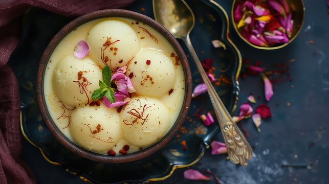 Rasmalai, Bengali Sweet, Bengali Dessert