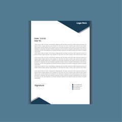 Abstract Letterhead Design Modern Business Letterhead Design Template,Minimal Business Letterhead
