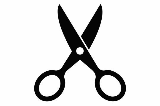 recommend clip art: Scissor silhouette vector art. Scissor vector Flat Icon Design, cutting sign . black vectors, Scissors for cutting flat design. Vector illustration isolated on transparent background