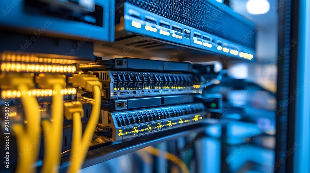 Poster cutting edge high speed router driving seamless digital connectivity and lightning fast data process