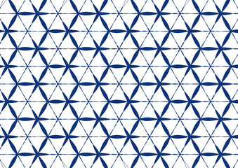 white and blue background abstract doodle art seamless geometric pattern