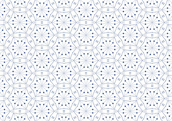 white and blue background abstract doodle art pattern seamless pattern with circles