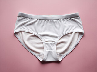 Isolated underwear  against pink background 