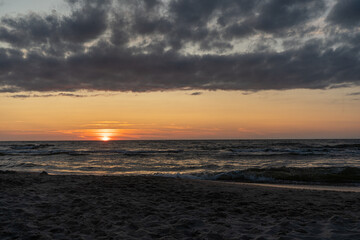 Sunset at beachs