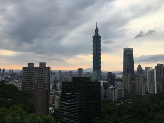 Fototapeta premium city skyline in Taiwan
