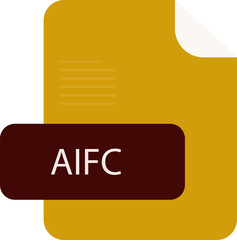 AIFC file extension rounded lines and shape