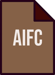 AIFC File icon fill crisp corner