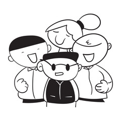 Doodle Character Illustration