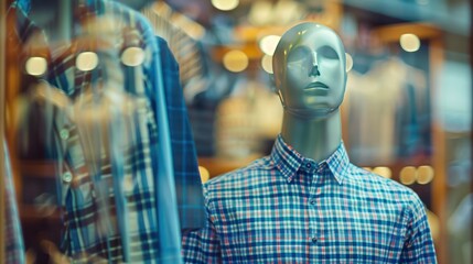 Obraz premium Mannequin in a Window Display