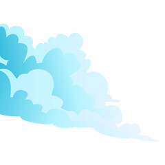 Cloud Illustration Border Decoration