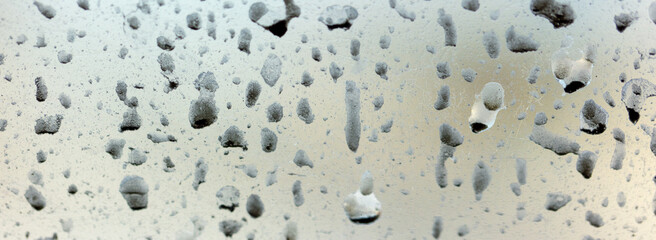 Dirt on the car glass. Abstract background
