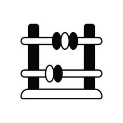 Abacus Frame vector icon