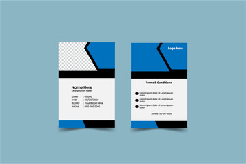 Modern Identity Card.Modern and minimalist id card template,Creative id card design for your company employee.
Vector id card template, Modern colorful icon collection.Abstract professional id card de
