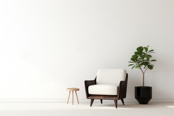 A modern livingroom wall architecture furniture.