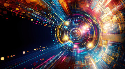 Fototapeta premium Abstract colorful background