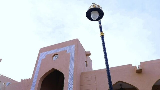 Street lighting with beautiful and sophisticated decorations