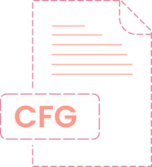 CFG icon black rounded dashed outline