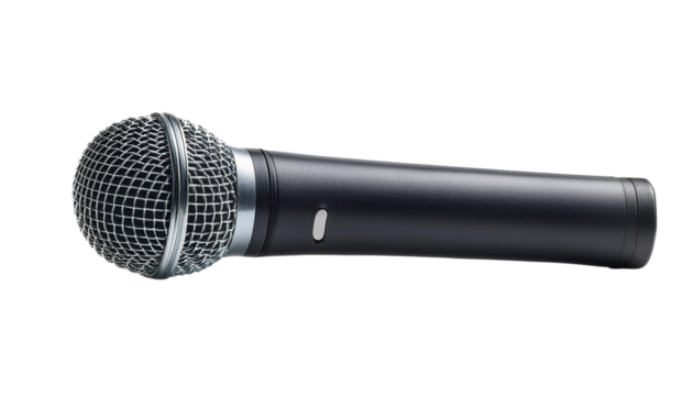 microphone isolated on white
