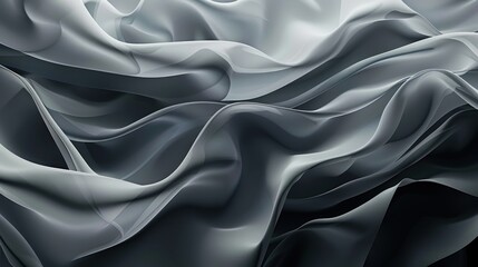 Obraz premium Abstract Fabric Texture in Grey Tones