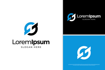 Infinity letter T logo vector design template