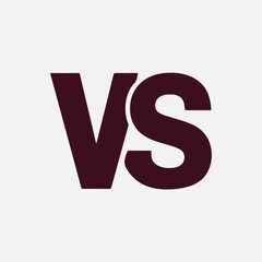 Letter V and S, VS logo design template vector illustration