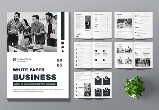 Business White Paper Layout