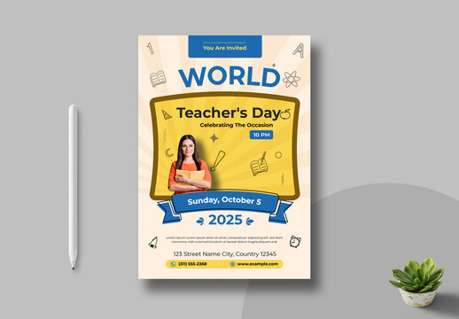 World Teachers Day Template