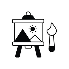 Painting Canvas vector icon