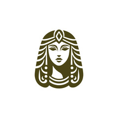 cleopatra face logo