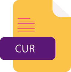 CUR file extension rounded lines and shape