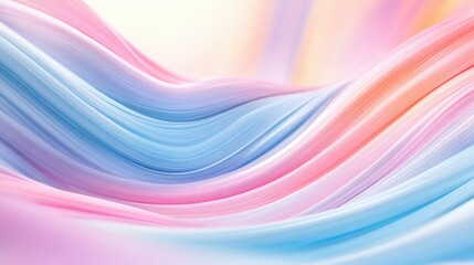 Abstract pastel colors 3d wave background. Abstract background in soft pastel colors