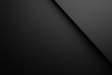 3D techno abstract black background of lines and stripes, geometric shape, banner