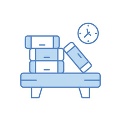 Books Table vector icon