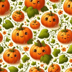 Halloween pumpkin autumn holiday orange set illustration face october celebration icon funny lantern fun spooky jack design evil cartoon season fall collection art