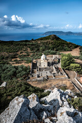 Fototapeta premium Griechenland Zakynthos Kloster Monastery Panagia Skopiotissa