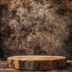 Fototapeta premium wood podium wooden platform display pedestal stage vector background shelf cube stand brown 3d presentation light high mockup tall luxury product nature floor showcase desk minimal beauty counter obje