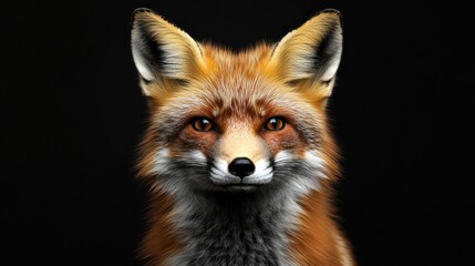 Fototapeta premium Close-up Portrait of a Red Fox