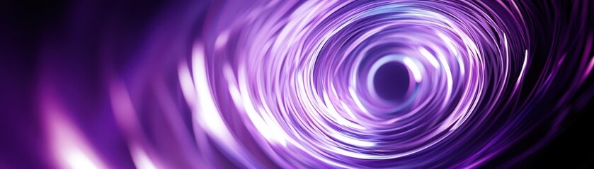 Fototapeta premium A captivating swirl of purple light, creating a mesmerizing abstract background for digital designs and creative projects.